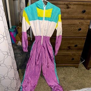 80’s style jump suit